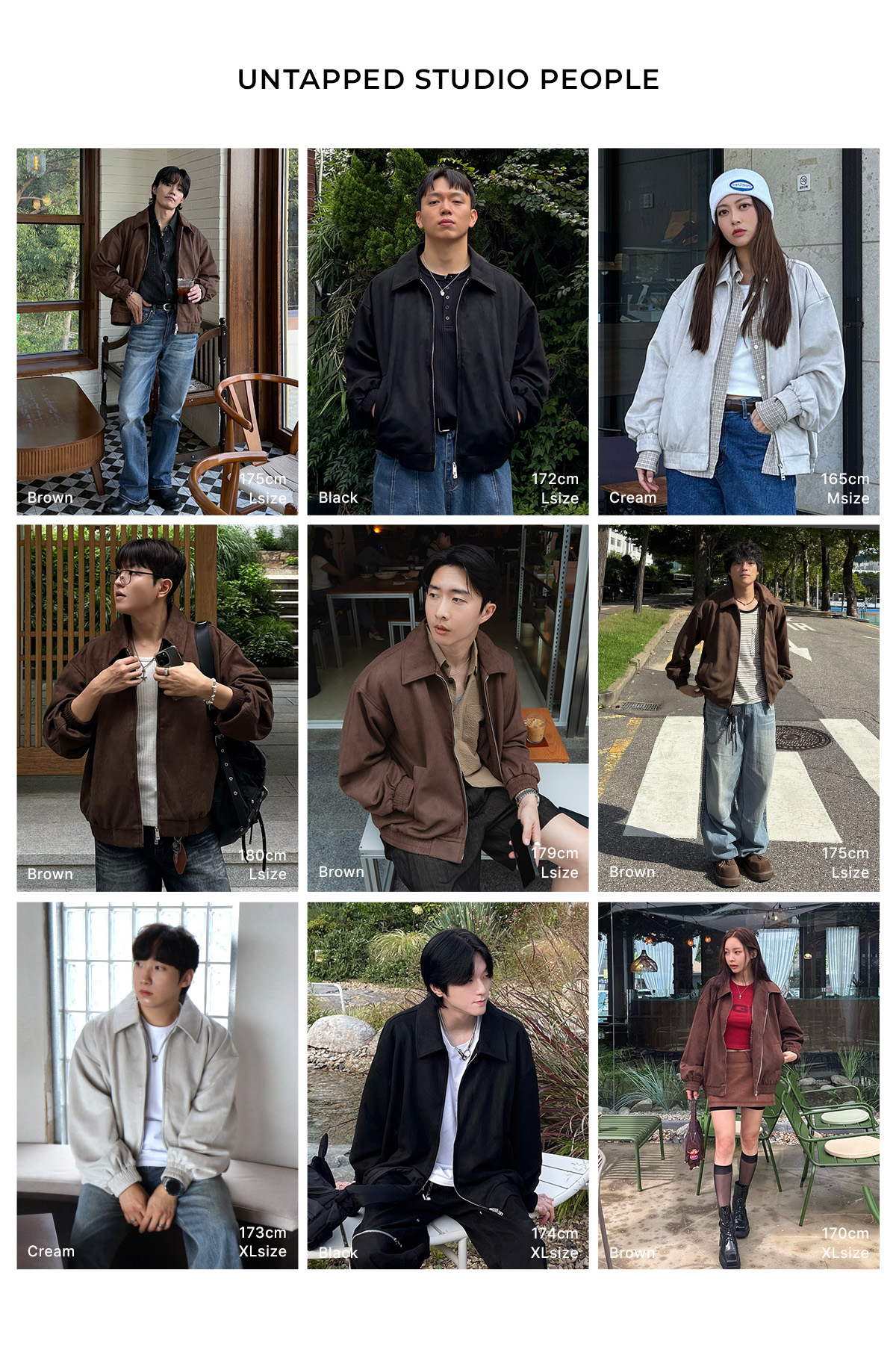UNTAPPED STUDIO 2WAY ビーガンスエード ブルゾンジャケット 画像 7