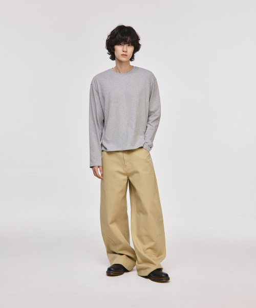 クロップ 長袖 Tシャツ 画像 5