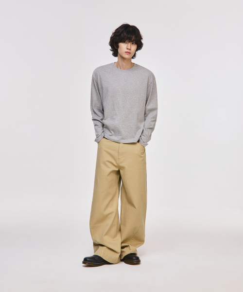 クロップ 長袖 Tシャツ 画像 6