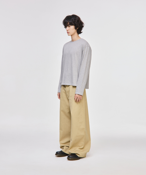 クロップ 長袖 Tシャツ 画像 8