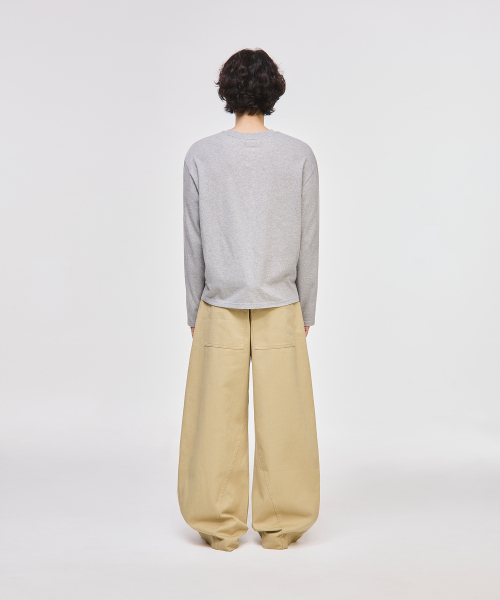 クロップ 長袖 Tシャツ 画像 9