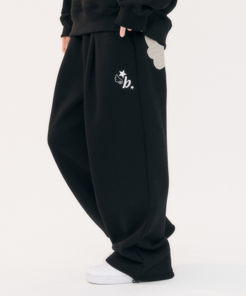AMBLER アンブラー スウェットパンツ エンジェルスターパッチ 画像 2