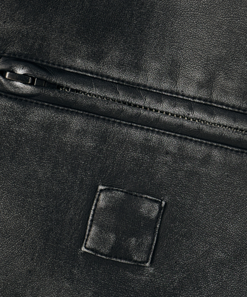 DIMITRI BLACK ディミトリブラック FAUX LEATHER デトロイト ワークジャケット ブラック 画像 7