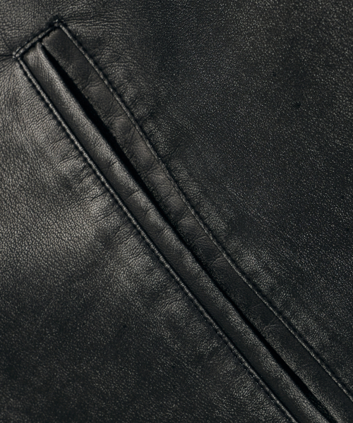 DIMITRI BLACK ディミトリブラック FAUX LEATHER デトロイト ワークジャケット ブラック 画像 9