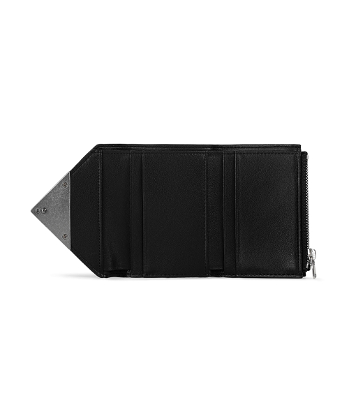 페넥(FENNEC) MATT TRIANGLE WALLET - LEOPARD BLACK 이미지 5