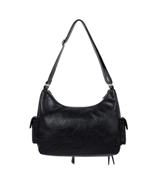 IUGAMAKARAS 이우가마카라스(IUGAMAKARAS) Multi Pocket Leather Bag (Black) 이미지 10