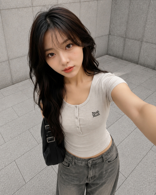 ヘンリーネック 半袖Tシャツ 6カラー展開 無我夢中 画像 3