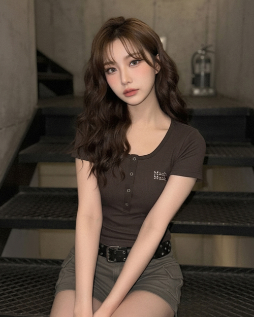 ヘンリーネック 半袖Tシャツ 6カラー展開 無我夢中 画像 9