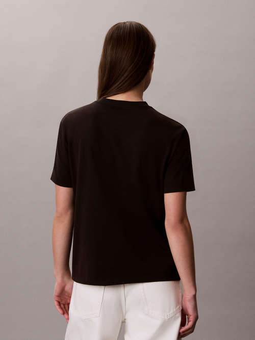 Calvin Klein Jeans レディース半袖Tシャツ アシッドウォッシュ ヒーローモノロゴ 47G825G UB1 画像 3
