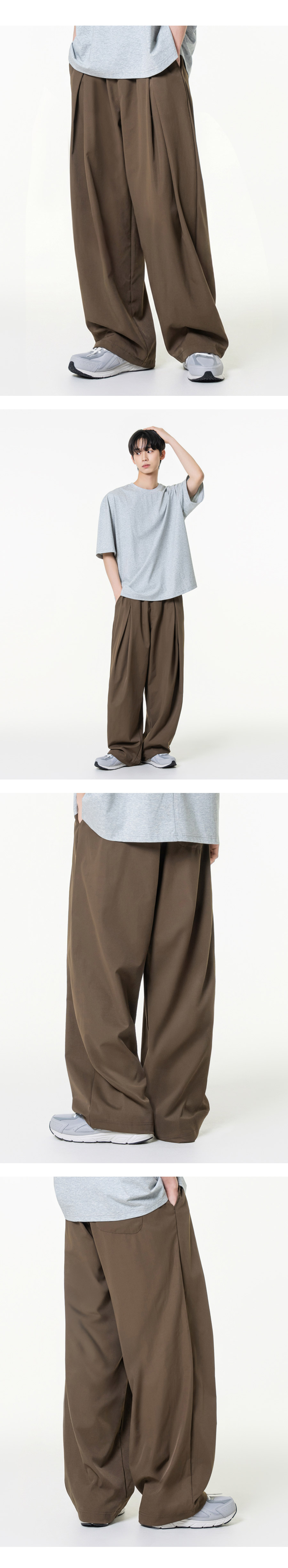 モズモズ コンフォート サマー ワイドパンツ ブラック レディース 夏用 ゆったりシルエット 画像 10