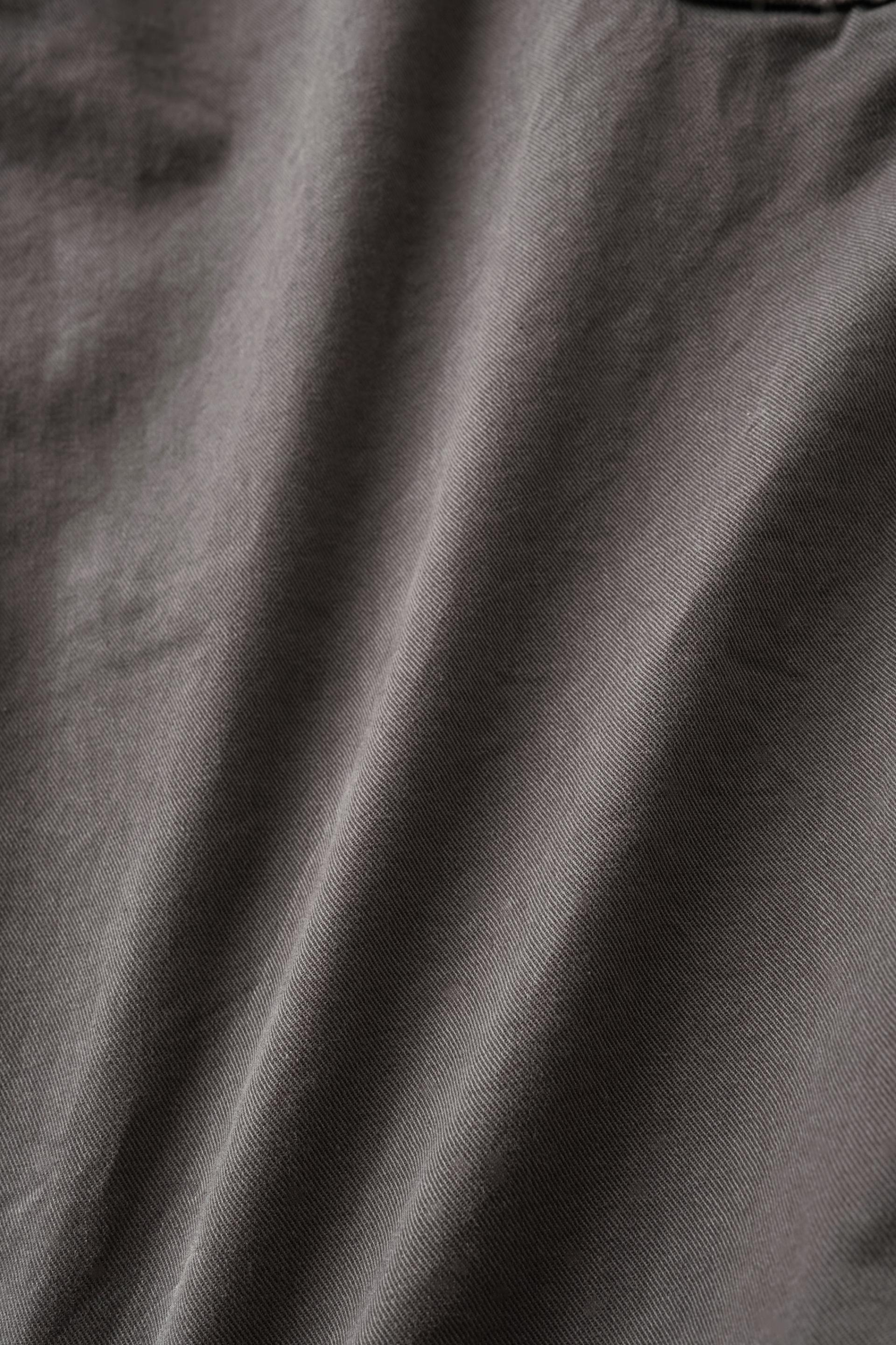 ヘレネパリス プリーツ ピグメント ブーツカット パンツ グレー 画像 10