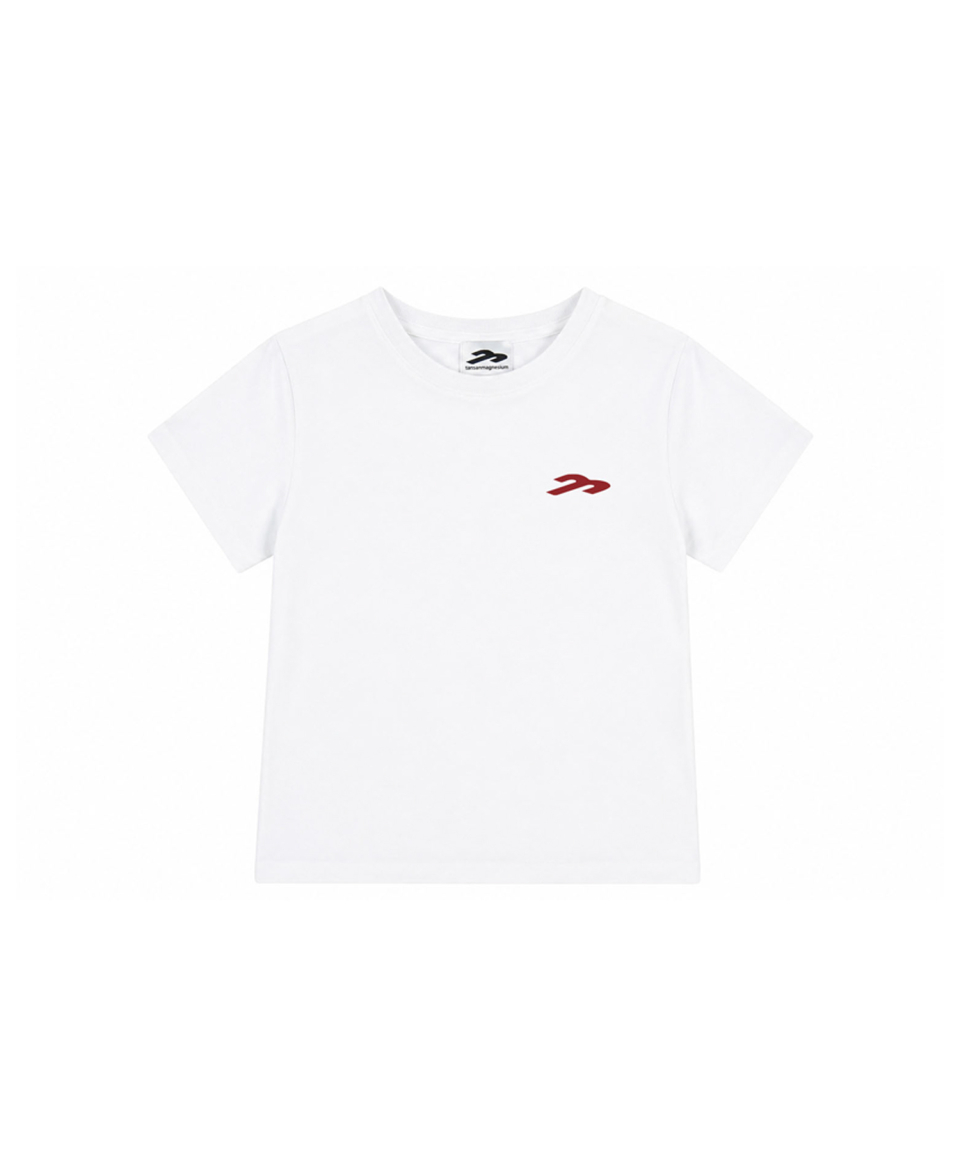 マウンテンTシャツ ホワイト/レッド 炭酸マグネシウム アウトドアグラフィックティー 画像 8