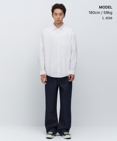 リラックス フィット オックスフォード シャツ 画像 2